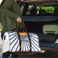 Argentina National Football Travel Bag Sun Of May Retro Starburst Graphic Art