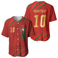 Custom Morocco National Football Baseball Jersey Atlas Lions-Claws