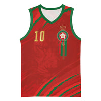 Custom Morocco National Football Basketball Jersey Atlas Lions-Claws