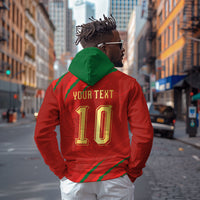 Custom Morocco National Football Hoodie Atlas Lions-Claws