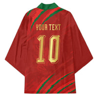 Custom Morocco National Football Kimono Atlas Lions-Claws