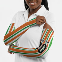 Custom Cote d'Ivoire Arm Sleeves The Elephants with African Pattern Stripes