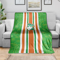 Cote d'Ivoire Blanket The Elephants with African Pattern Stripes