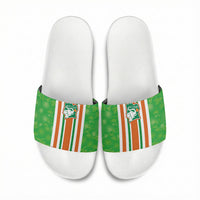 Cote d'Ivoire Slide Sandals The Elephants with African Pattern Stripes