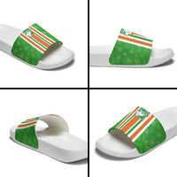 Cote d'Ivoire Slide Sandals The Elephants with African Pattern Stripes