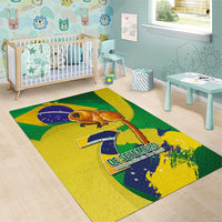 Brazil Independence Day Area Rug Sete de Setembro and Golden Lion Tamarin - Wonder Print Shop