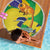 Brazil Independence Day Beach Blanket Sete de Setembro and Golden Lion Tamarin - Wonder Print Shop