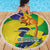 Brazil Independence Day Beach Blanket Sete de Setembro and Golden Lion Tamarin - Wonder Print Shop
