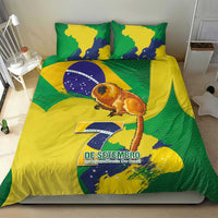 Brazil Independence Day Bedding Set Sete de Setembro and Golden Lion Tamarin - Wonder Print Shop