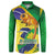 Brazil Independence Day Button Sweatshirt Sete de Setembro and Golden Lion Tamarin - Wonder Print Shop