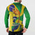 Brazil Independence Day Button Sweatshirt Sete de Setembro and Golden Lion Tamarin - Wonder Print Shop