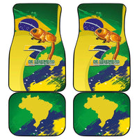 Brazil Independence Day Car Mats Sete de Setembro and Golden Lion Tamarin - Wonder Print Shop