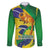 Brazil Independence Day Family Matching Long Sleeve Bodycon Dress and Hawaiian Shirt Sete de Setembro and Golden Lion Tamarin - Wonder Print Shop