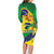 Brazil Independence Day Family Matching Long Sleeve Bodycon Dress and Hawaiian Shirt Sete de Setembro and Golden Lion Tamarin - Wonder Print Shop