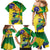 Brazil Independence Day Family Matching Mermaid Dress and Hawaiian Shirt Sete de Setembro and Golden Lion Tamarin - Wonder Print Shop