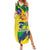 Brazil Independence Day Family Matching Summer Maxi Dress and Hawaiian Shirt Sete de Setembro and Golden Lion Tamarin - Wonder Print Shop
