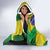 Brazil Independence Day Hooded Blanket Sete de Setembro and Golden Lion Tamarin
