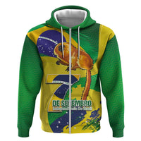 Brazil Independence Day Hoodie Sete de Setembro and Golden Lion Tamarin - Wonder Print Shop