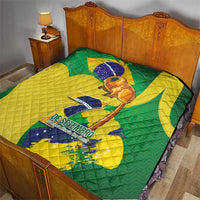 Brazil Independence Day Quilt Sete de Setembro and Golden Lion Tamarin - Wonder Print Shop