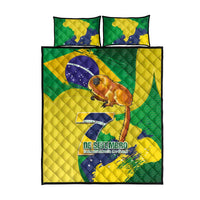 Brazil Independence Day Quilt Bed Set Sete de Setembro and Golden Lion Tamarin - Wonder Print Shop