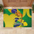 Brazil Independence Day Rubber Doormat Sete de Setembro and Golden Lion Tamarin - Wonder Print Shop