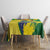 Brazil Independence Day Tablecloth Sete de Setembro and Golden Lion Tamarin - Wonder Print Shop