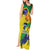 Brazil Independence Day Tank Maxi Dress Sete de Setembro and Golden Lion Tamarin - Wonder Print Shop