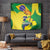 Brazil Independence Day Tapestry Sete de Setembro and Golden Lion Tamarin - Wonder Print Shop