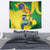 Brazil Independence Day Tapestry Sete de Setembro and Golden Lion Tamarin - Wonder Print Shop