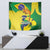 Brazil Independence Day Tapestry Sete de Setembro and Golden Lion Tamarin - Wonder Print Shop