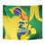 Brazil Independence Day Tapestry Sete de Setembro and Golden Lion Tamarin - Wonder Print Shop