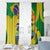 Brazil Independence Day Window Curtain Sete de Setembro and Golden Lion Tamarin - Wonder Print Shop