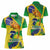 Brazil Independence Day Women Polo Shirt Sete de Setembro and Golden Lion Tamarin - Wonder Print Shop