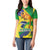 Brazil Independence Day Women Polo Shirt Sete de Setembro and Golden Lion Tamarin - Wonder Print Shop