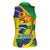 Brazil Independence Day Women Sleeveless Polo Shirt Sete de Setembro and Golden Lion Tamarin - Wonder Print Shop