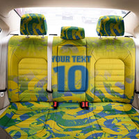 Custom Brazil Football Champion 2024 Back Car Seat Cover - Wonder Print Shop