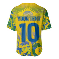 Custom Brazil Football Champion 2024 Baseball Jersey - Wonder Print Shop