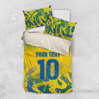Custom Brazil Football Champion 2024 Bedding Set - Wonder Print Shop