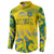 Custom Brazil Football Champion 2024 Button Sweatshirt - Wonder Print Shop
