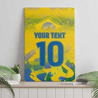 Custom Brazil Football Champion 2024 Canvas Wall Art - Wonder Print Shop