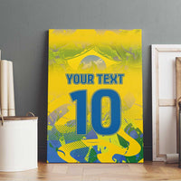 Custom Brazil Football Champion 2024 Canvas Wall Art - Wonder Print Shop