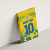 Custom Brazil Football Champion 2024 Canvas Wall Art - Wonder Print Shop