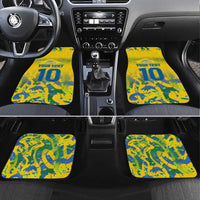 Custom Brazil Football Champion 2024 Car Mats - Wonder Print Shop