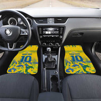 Custom Brazil Football Champion 2024 Car Mats - Wonder Print Shop