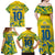 Custom Brazil Football Champion 2024 Family Matching Off Shoulder Maxi Dress and Hawaiian Shirt - Wonder Print Shop