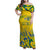Custom Brazil Football Champion 2024 Family Matching Off Shoulder Maxi Dress and Hawaiian Shirt - Wonder Print Shop