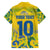 Custom Brazil Football Champion 2024 Family Matching Puletasi and Hawaiian Shirt - Wonder Print Shop