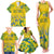 Custom Brazil Football Champion 2024 Family Matching Tank Maxi Dress and Hawaiian Shirt - Wonder Print Shop