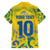 Custom Brazil Football Champion 2024 Family Matching Tank Maxi Dress and Hawaiian Shirt - Wonder Print Shop