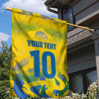 Custom Brazil Football Champion 2024 Garden Flag - Wonder Print Shop